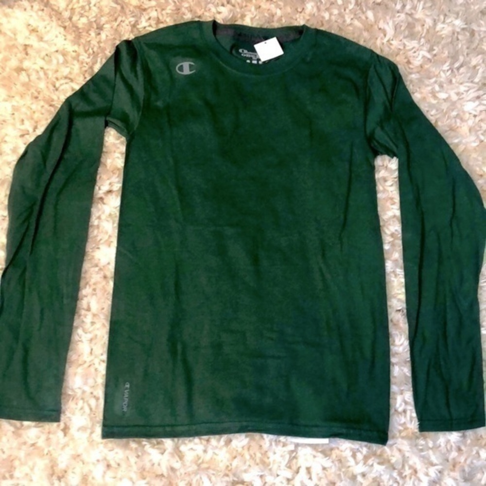 NWT Champion Long sleeve Vapor Cotton T - Size XS